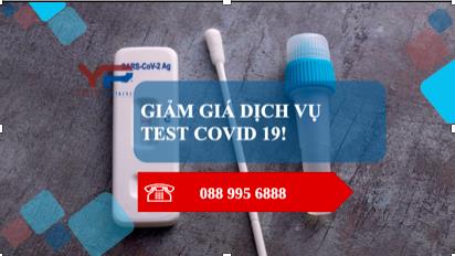 Giảm giá dịch vụ xét nghiệm Covid 19! 